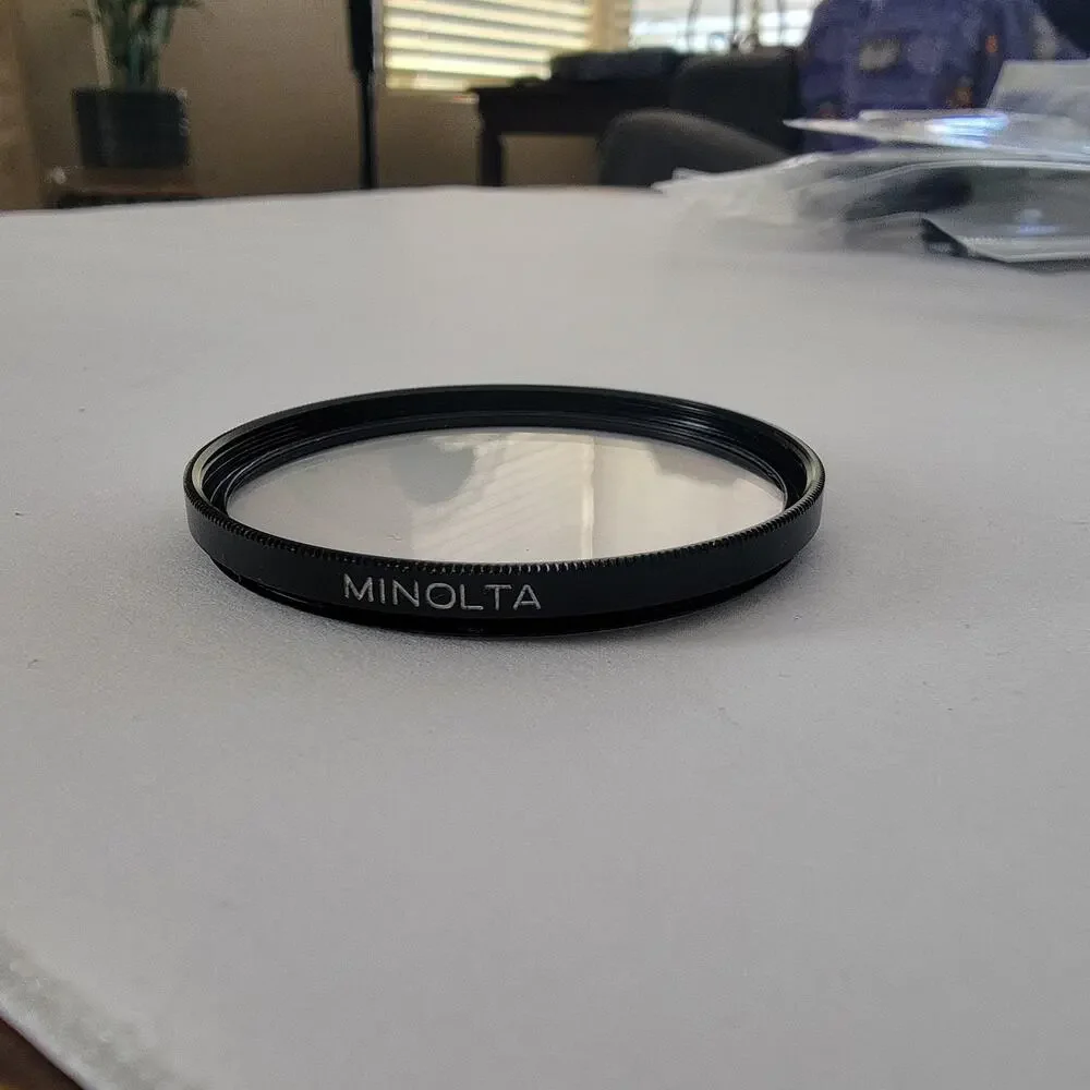Vintage Minolta AC L 35 (UV) Black Camera Lens Filter Japan Non-Reflex UV